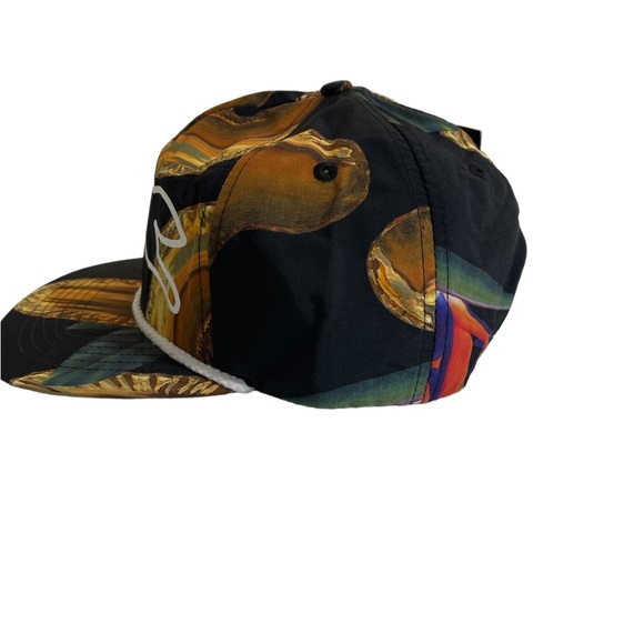 Nwt IceCream Space Trucker Hat Snap Back Black Gold - Picture 2 of 7